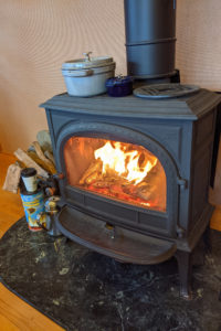 薪ストーブ体験